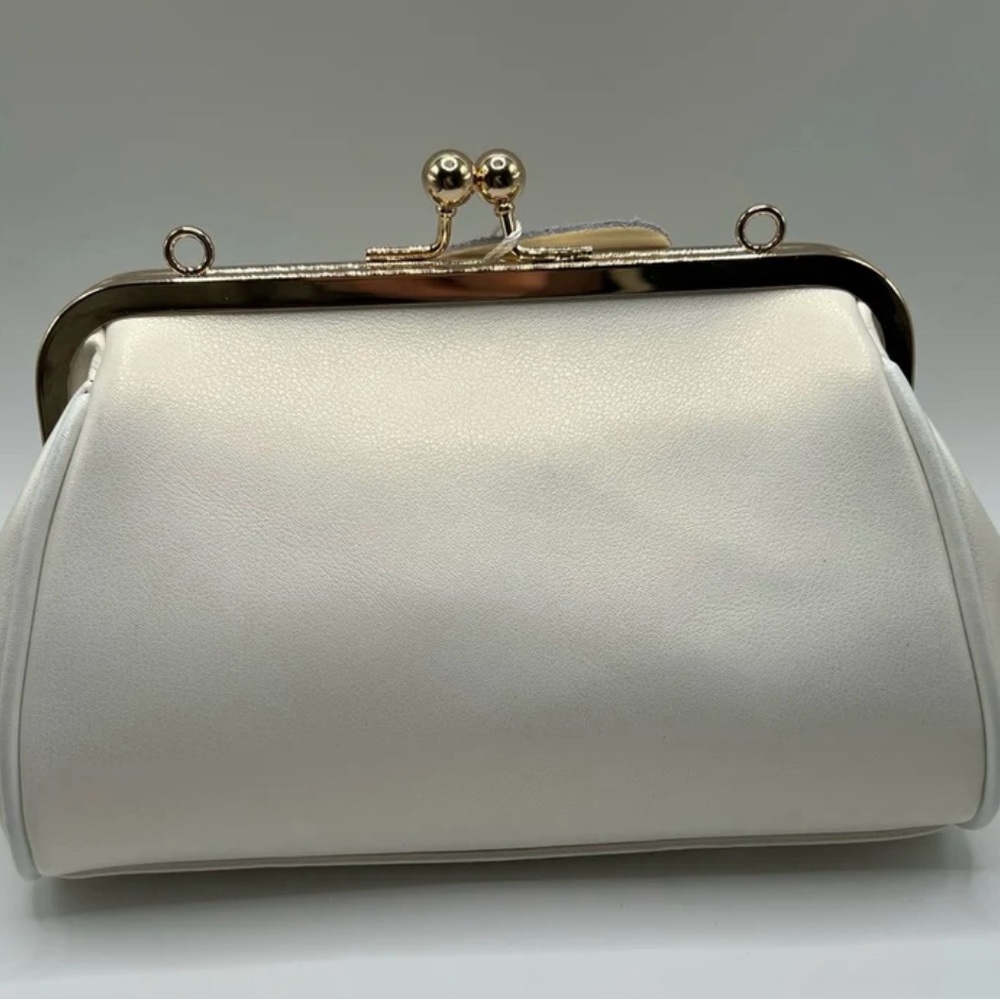 PMSIX White Clutch/Crossbody Bag - Picture 2 of 5